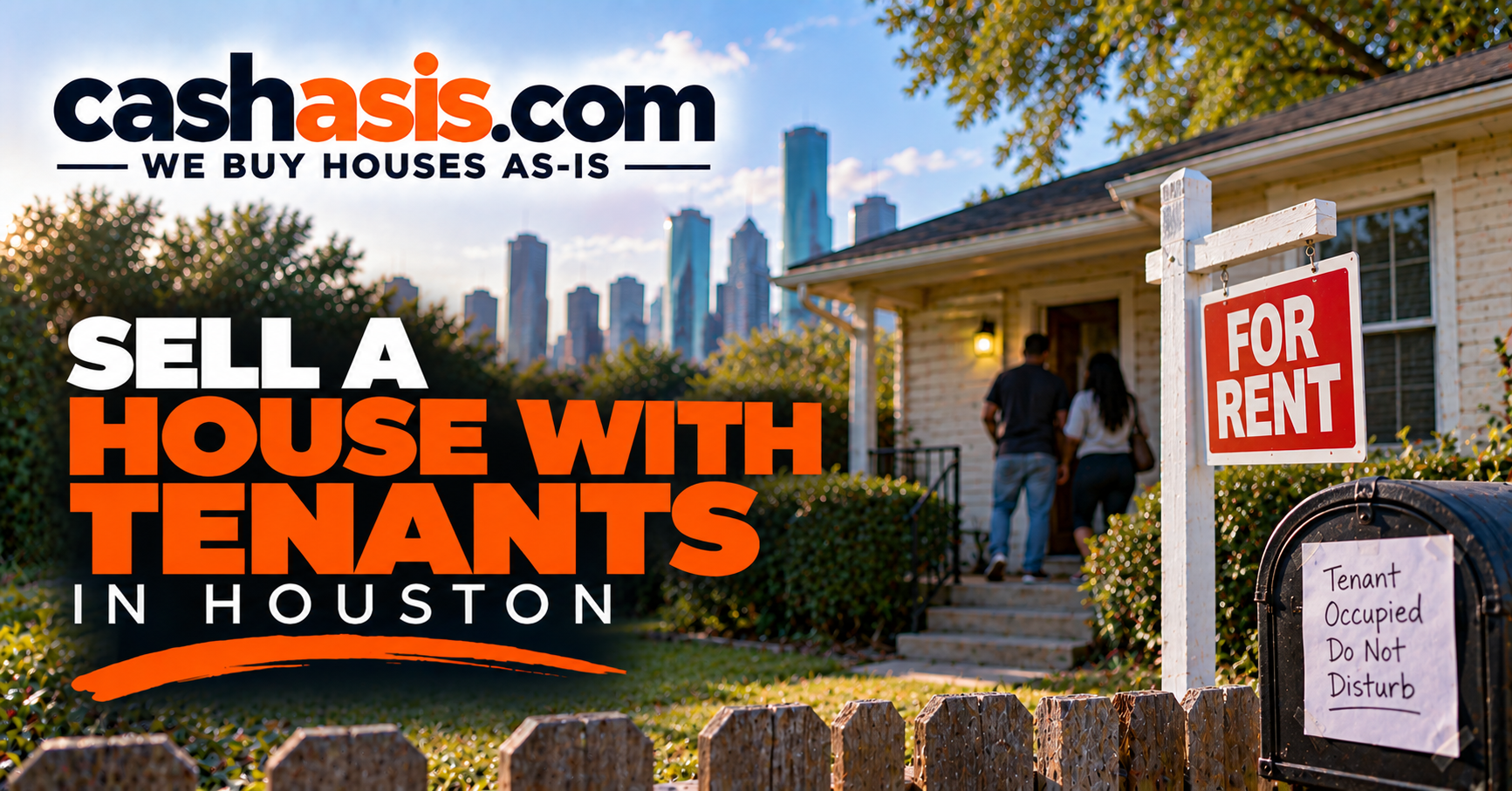 Sell a tenant-occupied house in Houston with CashAsIs